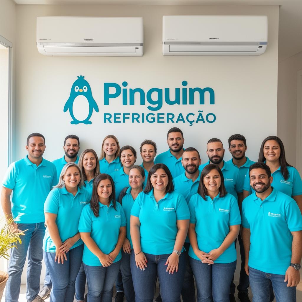 Equipe da Pinguim Refrigeração em Cuiabá